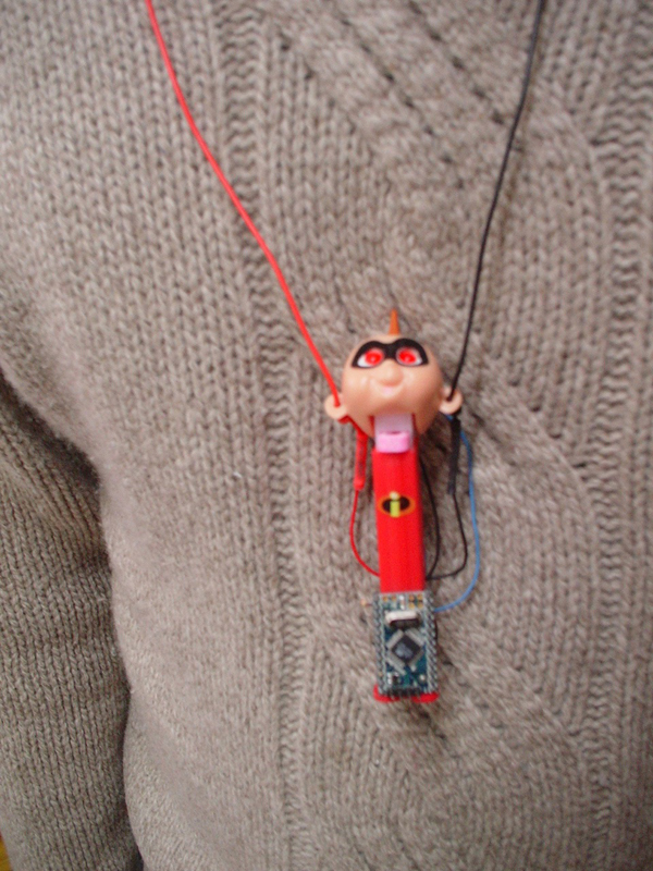 A still image of both of the PEZ's eyes on A still image of both of the PEZ's eyes on