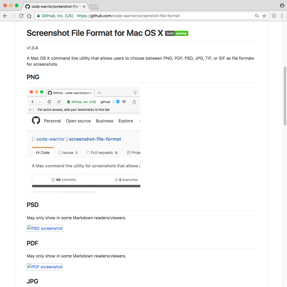 [A screen capture of Screenshot File Format on GitHub.] 