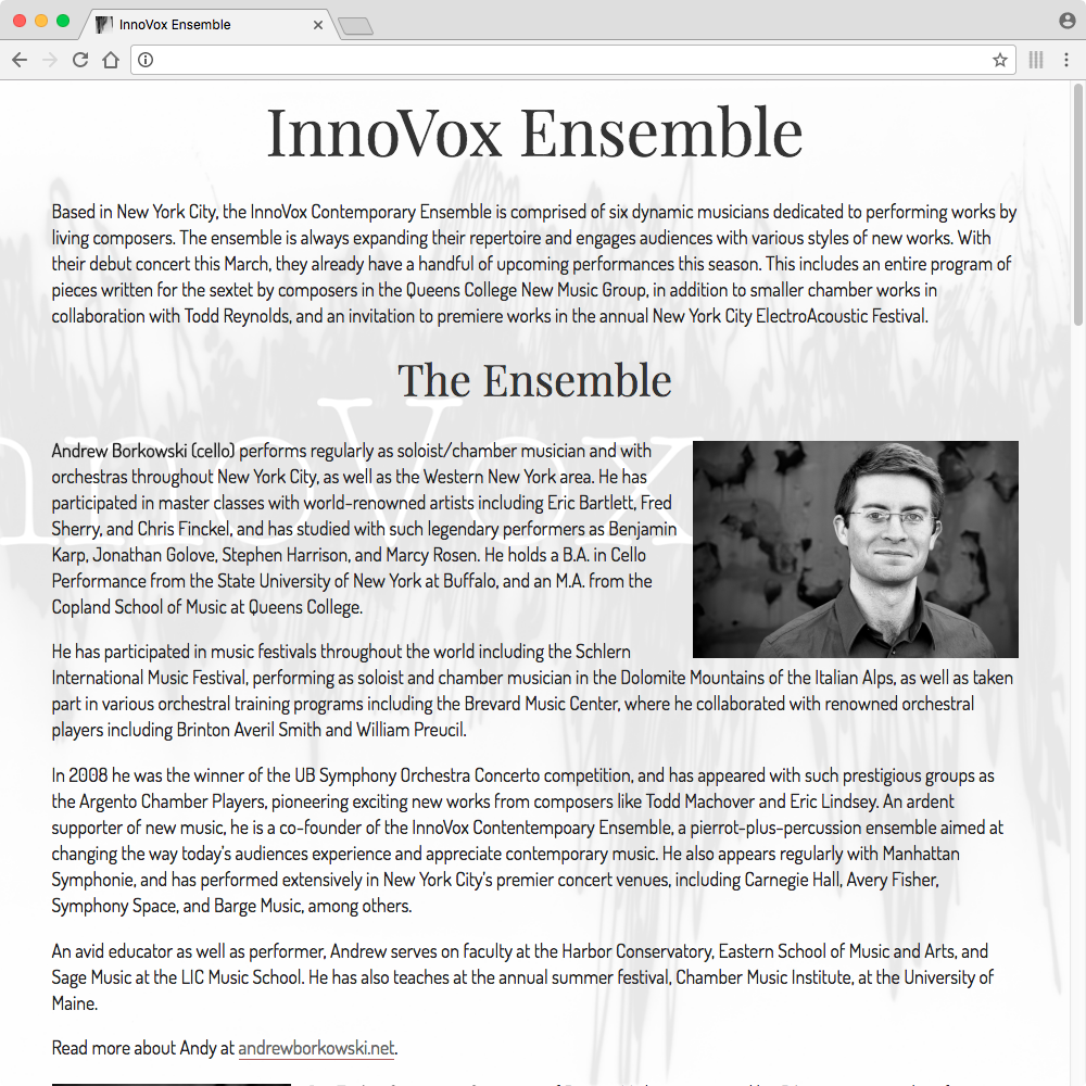 [A screen capture of InnoVox’s web site.] 