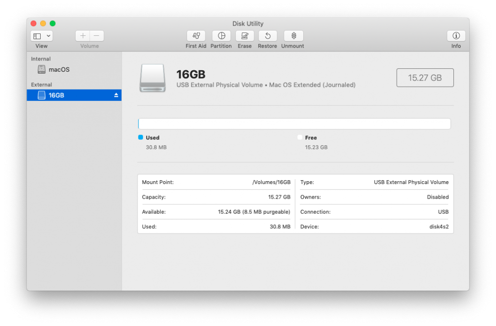 Partition A Single Mac OS Extended Journaled Drive Into 2 Partitions